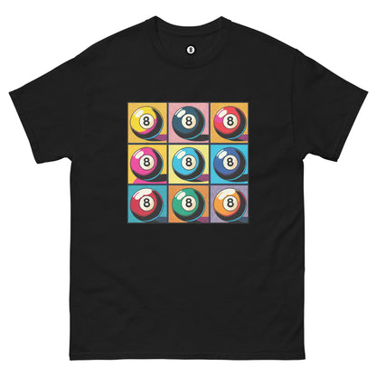 Limited Print Warhol 8 Ball Billiards T-Shirt